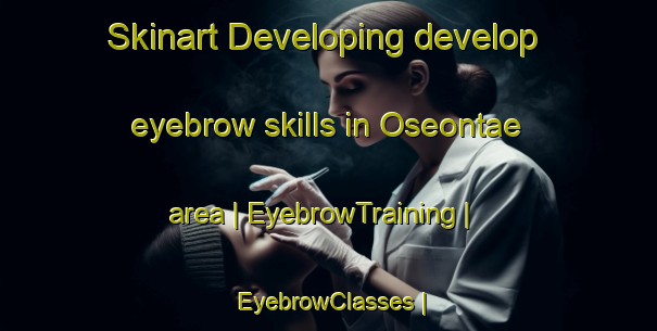 Skinart Developing develop eyebrow skills in Oseontae area | EyebrowTraining | EyebrowClasses | SkinartTraining-Republic of Korea